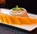 Dessert mangue-riz